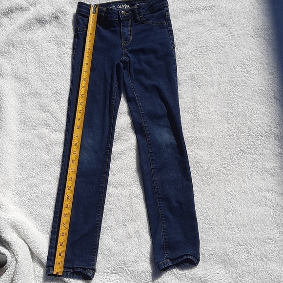 Cat and Jack 10 slim straight super stretch jeans - Picture 9 of 10